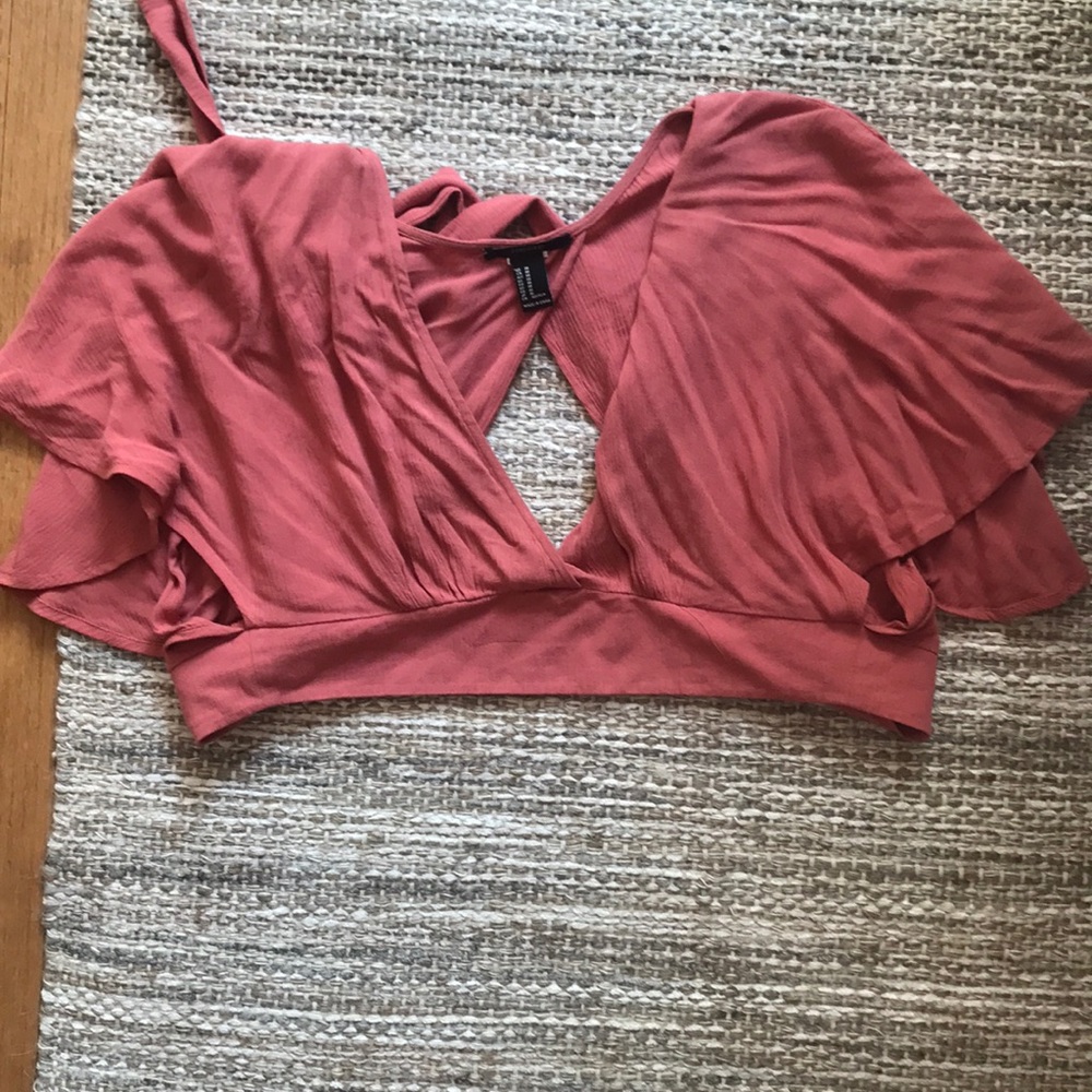 Rust crop top
